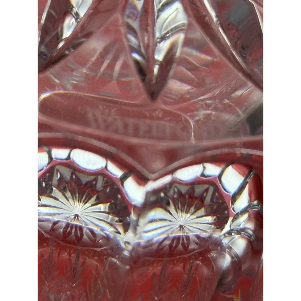 Waterford Normandy Clear Cut Crystal Floral Vase NO Box Slovenia 9.75